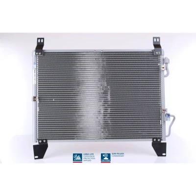 Abbildung von NISSENS 94861 Klimakondensator ohne Trockner Aluminium 655 R 134a