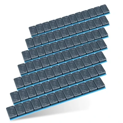 Abbildung von HASKYY 7 Auswuchtgewichte 12x5g Klebegewichte Stahlgewichte Kleberiegel 60g Auswahl (Anthrazit)