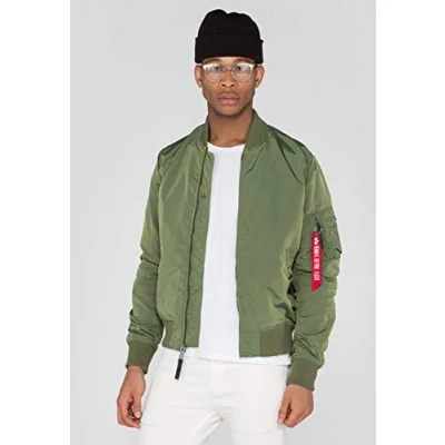 Abbildung von Alpha Industries Herren MA 1 TT Bomberjacke, Sage Green, 4 XL