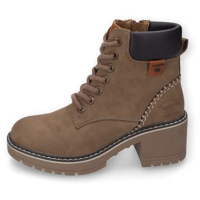 Abbildung von Dockers by Gerli Schnürstiefelette, Winterstiefel, Hiking Boots, Schnürstiefel mit Warmfutter