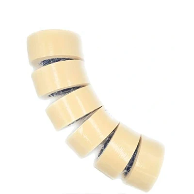 Abbildung von ACIT, Malerkrepp, Turm mit vielen Klebebandrollen, Universal Kreppband für Malerarbeiten (6 Rollen 50 mm)