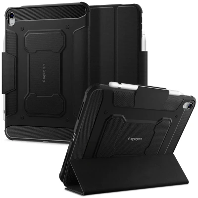 Abbildung von Rugged Armor Pro Klapphülle für das iPad 10.9 (2022) Schwarz