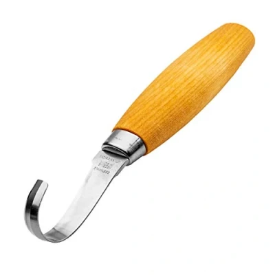 Abbildung von Morakniv Hook Knife 164 Right Schälmesser mit Birkenholzgriff M 13443