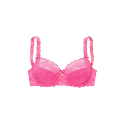 Abbildung von LASCANA Bügel BH, mit hübschen Spitzenträgern, sexy Dessous