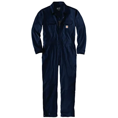 Abbildung von Carhartt Herren Rugged Flex Canvas Coverall Overall, Navy, L