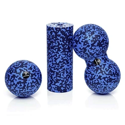 Abbildung von BODYMATE Faszien Mini Set Apfel Grün Rolle L15xD6cm, Ball D8cm und Duo im