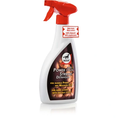 Abbildung von Leovet Power Anti Klit Wallnuss Dunkel Pferde 550ml
