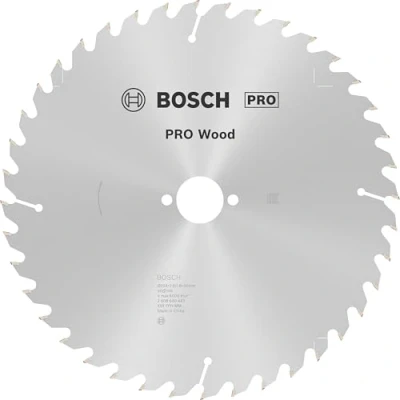Abbildung von Bosch 1x PRO Wood Kreissägeblatt für Netz Tischkreissägen (für Weichholz, Hartholz, Ø mm, Professional Zubehör Tischkreissäge)