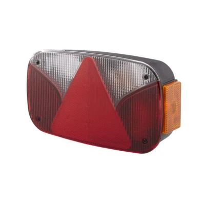 Abbildung von HELLA 2VP 998 232 301 Heckleuchte rechts weiß/rot schwarz für Anhänger, mit Glühlampen