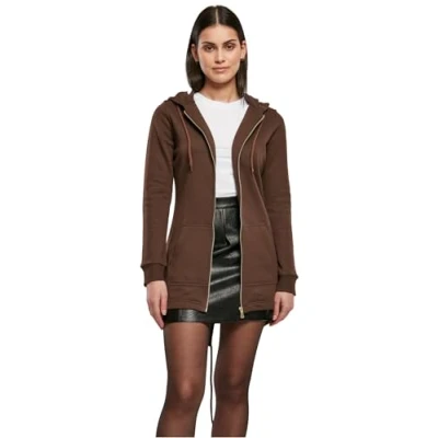Abbildung von Urban Classics Sweatjacke, Damen, Größe: XL, Brown