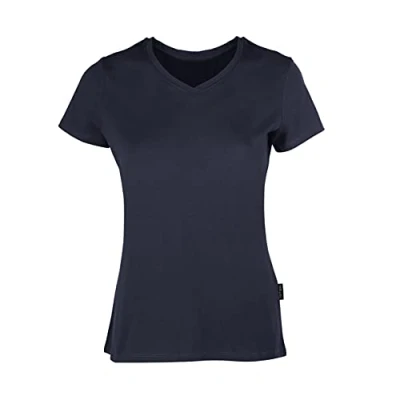 Abbildung von HRM Damen F Luxury V Neck Tee, Navy blau, M