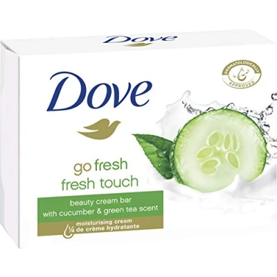 Abbildung von Dove Waschstück Creme Bar Seife go Fresh Touch, 8er Pack(8 x 100 grams)