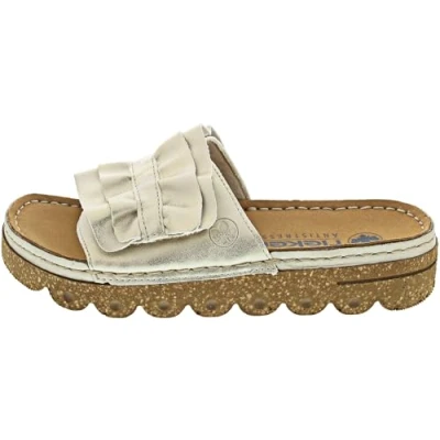 Abbildung von Rieker Damen V8763 Pantolette, Beige, 42 EU