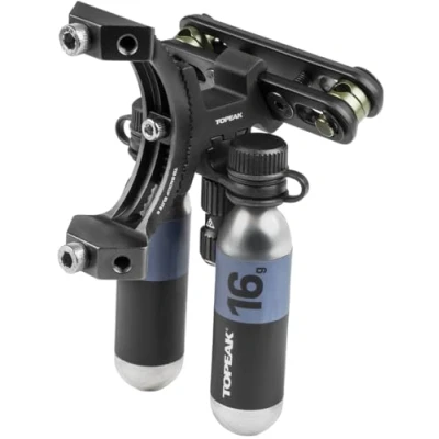 Abbildung von Topeak Tri Backup Elite 2 Sattelhalterung für Trinkflaschenhalter und Zubehör, Unisex, Erwachsene, Schwarz, Einheitsgröße