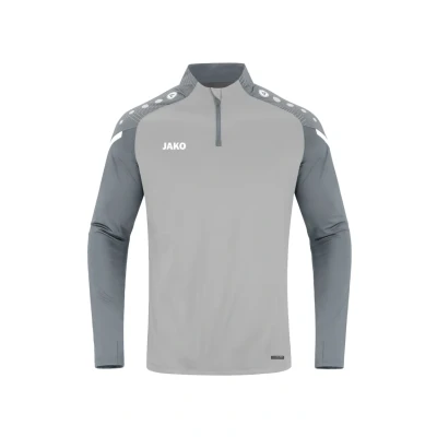 Abbildung von JAKO ZIP Performance Langarmshirt, Herren, Größe: 58/60, Graugrau