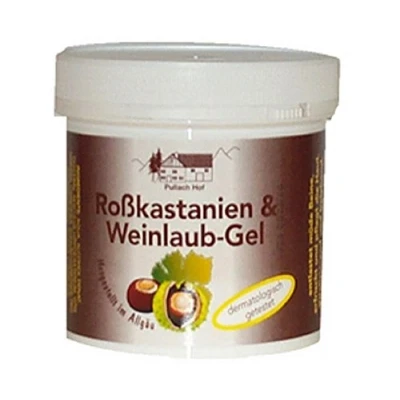 Abbildung von Rosskastanien und Weinlaub Gel 250ml Allgäu Pullach Hof