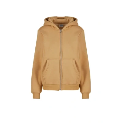 Abbildung von Urban Classics Bonded Sherpa Sweatjacke, Damen, Größe: Large, Unionbeige