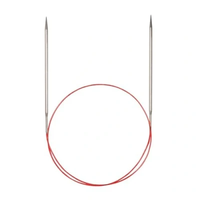 Abbildung von Addi AD7757040 6.00 Rundstricknadel, metall, White Bronze, 40 cm, 6.0 mm