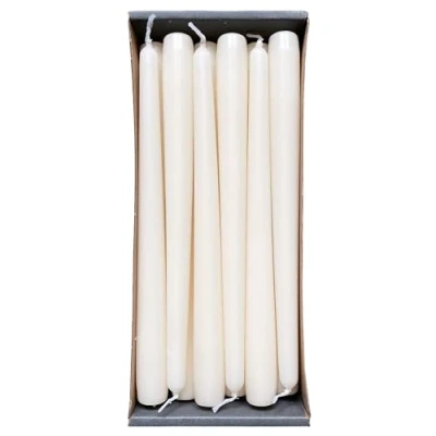 Abbildung von Nordring 12 Spitzkerzen 2,3 x 25 cm creme