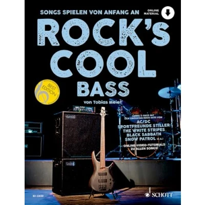 Abbildung von Rock&#039;s Cool BASS: Songs spielen von Anfang an. E Bass.