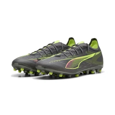 Abbildung von Puma Ultra 5 Match Fußballschuh Nocken, Herren, Größe: 41, Matte aged silver/yellow alert/aged silver Schuhe