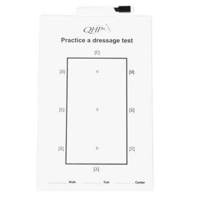 Abbildung von QHP Dressur Trainingsboard Whiteboard Weiß