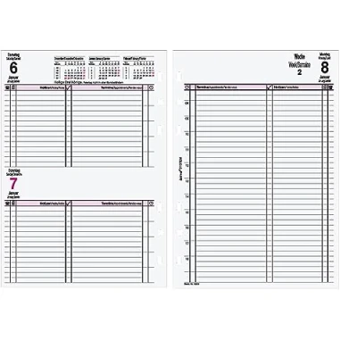 Abbildung von bind Kalender 2025 DIN A5 Kalendereinlagen Terminkalender Tageskalender 1 Tag 1Seite B550325