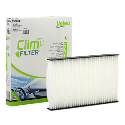 Abbildung von VALEO CLIMFILTER COMFORT 698664 Innenraumfilter Partikelfilter 286 183 36 PEUGEOT: 307 CC, 308 I Hatchback, CITROËN: C4 II Hatchback
