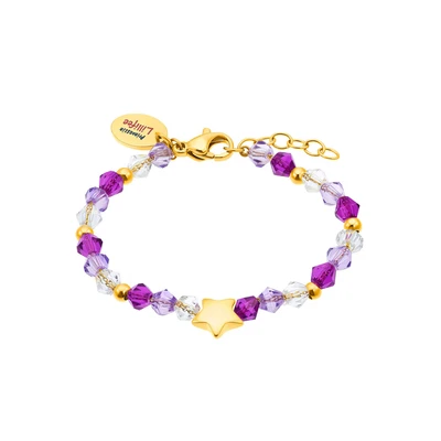 Abbildung von Prinzessin Lillifee Schmuckstein Armband für Kinder, Größe: 17, Multicolor