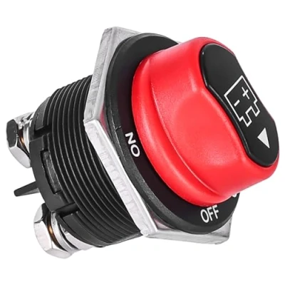 Abbildung von Batterie Trennschalter 12V 24V 200A: Wasserdicht Batterietrennschalter, Batterieschalter Trennschalter, Battery Isolator Switch für Auto LKW Boot Jacht Wohnwagen Motorrad KFZ Marine Offroad