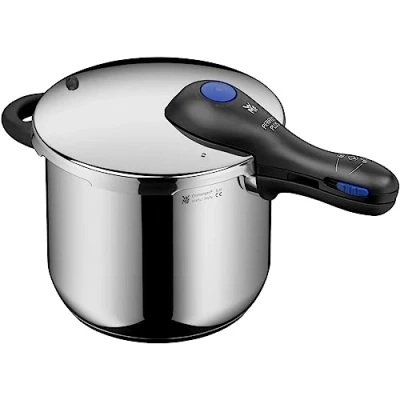Abbildung von WMF Perfect Plus One Pot Schnellkochtopf Induktion 6,5l, Dampfkochtopf mit Flammschutz, großes Kochsignal, 2 Kochstufen, abnehmbarer Deckelgriff