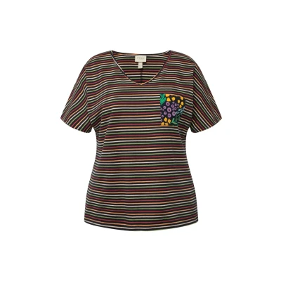 Abbildung von Ulla Popken Nachtwäsche Shirt, Damen, Größe: 42/44, Navy blue