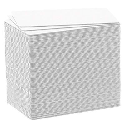 Abbildung von Durable Plastikkarten Duracard Standard, bedruckbare Ausweiskarten, 100 Stück, weiß, 891502