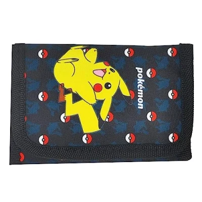 Abbildung von Theonoi Kinder Geldbörse Geldbeutel Portemonnaie Brieftasche für Jungen und Mädchen (Pokemon)