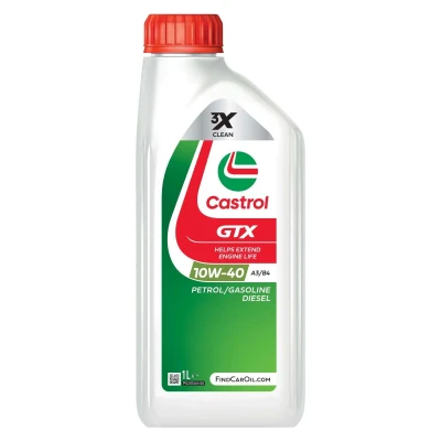 Abbildung von Castrol GTX A3/B4 10W 40 1l Motoröl 15F8FE VOLKSWAGEN: Polo IV Hatchback, Golf 4, 5, MERCEDES BENZ: E Class Saloon, C Saloon