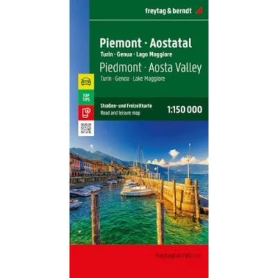 Abbildung von Piemont Aostatal, Straßen und Freizeitkarte 1:150.000, freytag &amp; berndt: Turin Genua Lago Maggiore, mit Top Tips (freytag berndt Auto + Freizeitkarten)