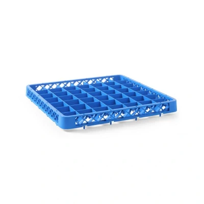 Abbildung von HENDI Spülkorb 50 x 4,5 cm 36 Fächer Polypropylen blau gastro für sektgläser weingläser, Gläserkorb