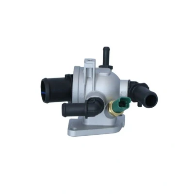 Abbildung von NRF 725147 Kühlwasserthermostat 88 mit Sensor, Dichtring Gehäuse OPEL: Corsa D Hatchback, Astra H Caravan, Hatchback
