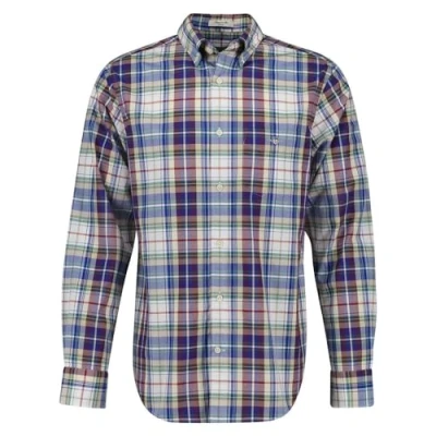 Abbildung von GANT Herren REG POPLIN Tartan Check Shirt Hemd, Wine RED, XXL