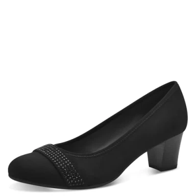 Abbildung von Jana Damen Pumps mit Glitzerdetails Vegan, Schwarz (Black), 40 EU