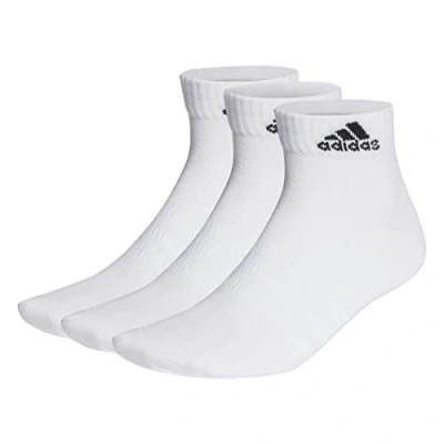 Abbildung von Adidas, Thin And Light Ankle Socks 3 Pairs, Socken, Weiß Schwarz, M, Unisex Adult