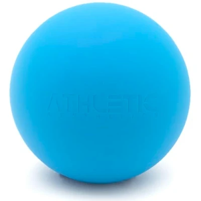 Abbildung von Massage Ball [6cm Durchmesser] Als Lacrosse und Faszien zur Selbstmassage Triggerpunkttherapie (genaue Behandlung von Verspannungen) geeignet (Blau)