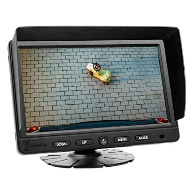 Abbildung von Carmedien 7 Zoll TFT LCD Monitor cm NMR7 Bildschirm für Rückfahrkamera Kamera System 12V 24V 7&quot; Display Rückfahrmonitor 3 Jahre Garantie