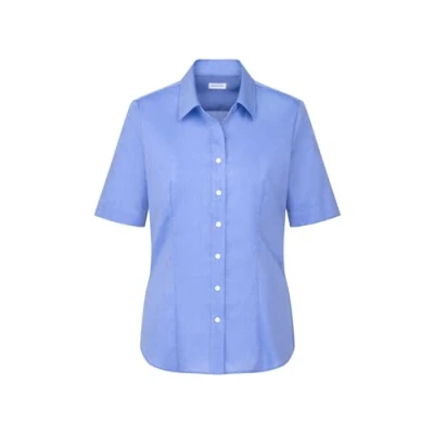 Abbildung von Seidensticker Hemdbluse, Damen, Größe: 48, Blue