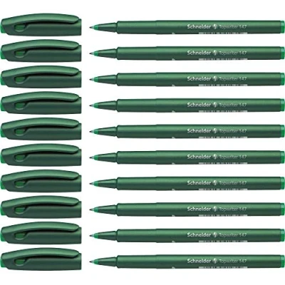 Abbildung von Schneider Topwriter 147 Schreibgeräte Faserschreiber (0,6 mm) 10er Packung grün