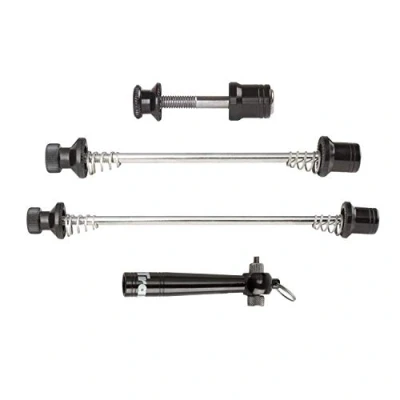 Abbildung von TranzX Unisex Erwachsene Tranz X Schnellspanner Set mit Spezialschlüssel als Diebstahlschutz, schwarz