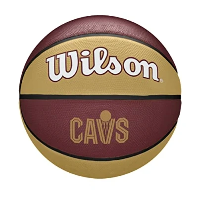 Abbildung von Wilson Basketball, NBA Team Tribute, Cleveland Cavaliers, Outdoor und Indoor, Größe: 7, Braun