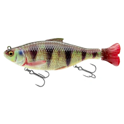 Abbildung von Savage Gear 3D Hard Pulsetail Roach 18cm 90gr Slow Sinking Perch (mit Rassel) Swimbait