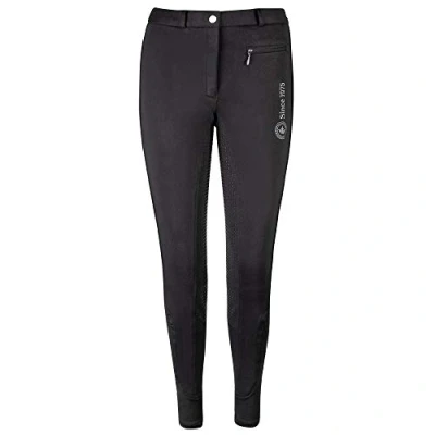 Abbildung von PFIFF 102538 Reithose Winter Damen Grip Vollbesatz, schwarz 170