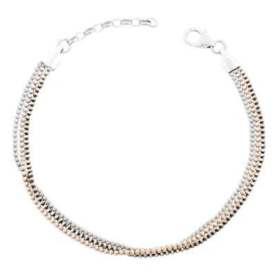 Abbildung von Orphelia Damen Armband Silber vergoldet rhodiniert 18 cm ZA 7203